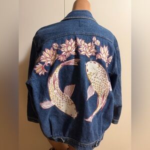 Panted Denim Koi Jacket